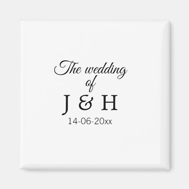 Die Hochzeit des Begleiters des Pärchens Anfangsbu Magnet (Vorne)