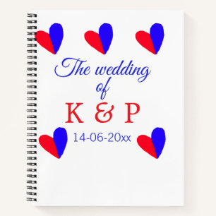 Die Hochzeit des Begleiters des Pärchens Anfangsbu Notizbuch