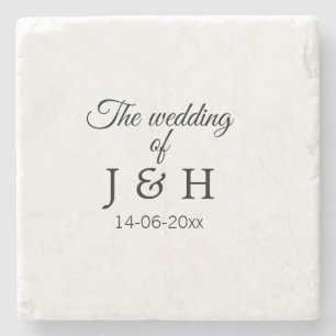 Die Hochzeit des Begleiters des Pärchens Anfangsbu Steinuntersetzer