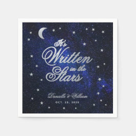 Die Hochzeit des Celestial in The Stars & Moon Blu Serviette