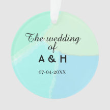 Die Hochzeit des Paares Anfangsbuchstabe des Namen