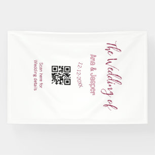 Die Hochzeit des Paares QR-Code-Scan-Detail Banner