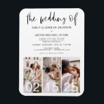 Die Hochzeit Minimalistischer moderner Einfache Magnet<br><div class="desc">Erhöhen Sie Ihre Hochzeitsankündigungen mit der "Hochzeit von Minimalistischen" einfachen magnetischen Einladung. Dieses innovative und schicke Design verbindet modernes Minimalismus mit der praktischen magnetischen Unterstützung und schafft so einen stilvollen Sake für Ihre Gäste. Die Einfachheit des Designs verleiht Ihren Einladungen eine Touch von Eleganz, während die Magnetfunktion es Ihren Lieben...</div>