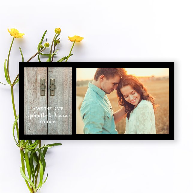 Die Hochzeit von Doppel-Stalltüren auf Bauernhöfen Save The Date (Von Creator hochgeladen)