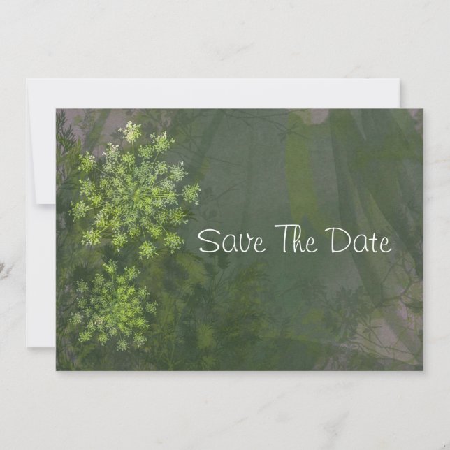 Die Hochzeit von Königin Anne rettet das Datum Save The Date (Vorderseite)