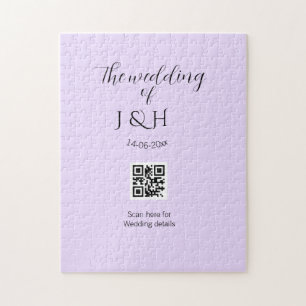 Die Hochzeit von Paarname QR-Code-Scan-Detail