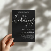 Die Hochzeit von Schwarz & Weiß Hochzeit 