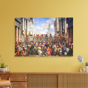 Die Hochzeit zu Kana   Paolo Veronese   Leinwanddruck