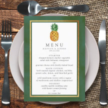 Die Hochzeitskollektion der Ananas mit tropischen