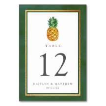 Die Hochzeitskollektion der Ananas mit tropischen 