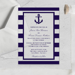 Die Hochzeitskollektion der Nautischen Seestreitkr Acryleinladungen