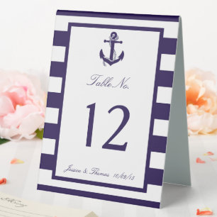 Die Hochzeitskollektion der Nautischen Seestreitkr Tischaufsteller