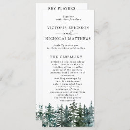 Die Hochzeitskollektion der Pinienwälder Programm