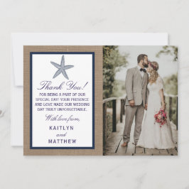 Die Hochzeitskollektion der Seestreitkräfte von Bu Dankeskarte