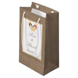 Die Hochzeitskollektion von Dreh-Flop Sand Beach B Kleine Geschenktüte