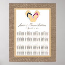 Die Hochzeitskollektion von Dreh-Flop Sand Beach B Poster