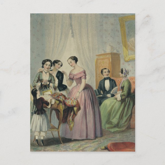 Die Hochzeitspräsentationen Postkarte (Vorderseite)