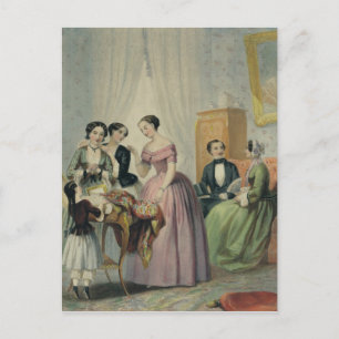 Die Hochzeitspräsentationen Postkarte