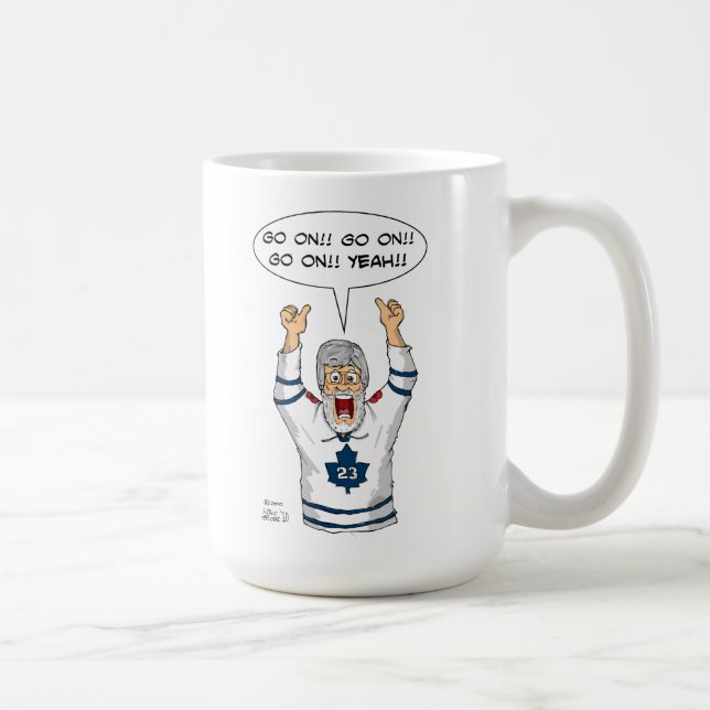 Die Hockey-Fan-Vater-Art Kaffeetasse (Rechts)