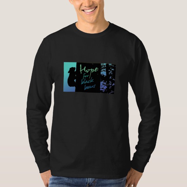 Die Hoffnung der Männer für schwarze T-Shirt (Vorderseite)