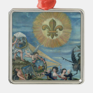 Die Hoffnung des Glückes eingeweiht der Nation Ornament Aus Metall