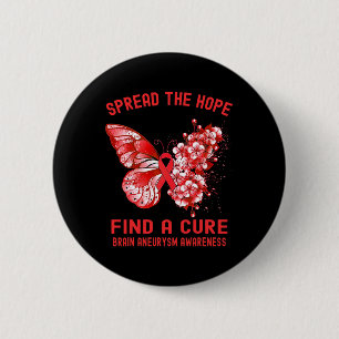 Die Hoffnung, ein kurses Gehirnaneurysma-Bewusstse Button
