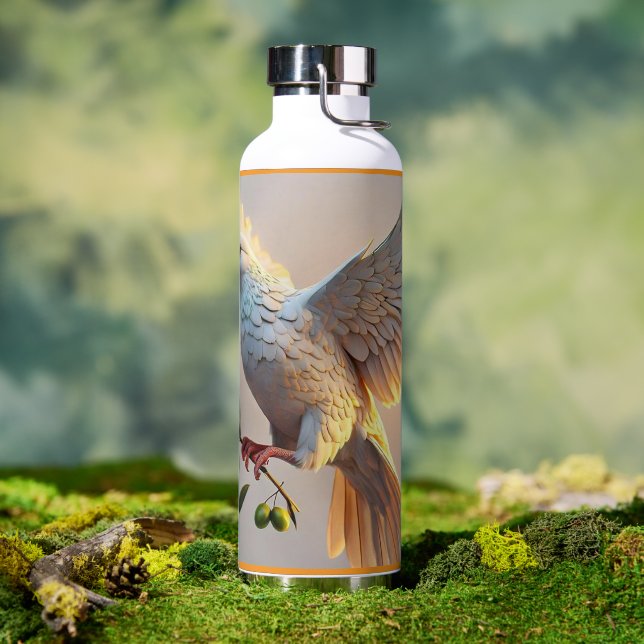 "Die Hoffnung geht in die Luft" Trinkflasche (Außenbereich)