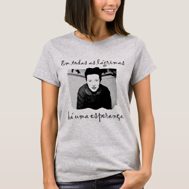 Die Hoffnung von Simone De Beauvoir T-Shirt (Vorderseite)