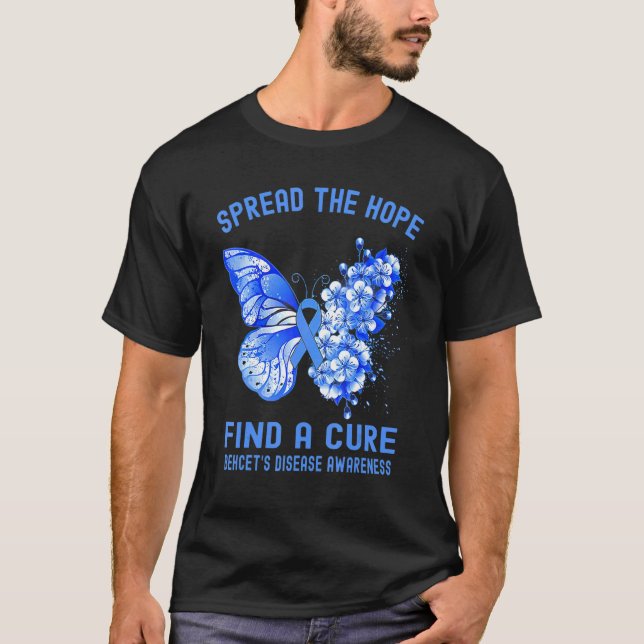 Die Hoffnung zu verbreiten, eine Kur-Behcet-Erkenn T-Shirt (Vorderseite)