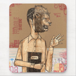 DIE HOFFNUNGS-LÖWE-MAUSUNTERLAGE MOUSEPAD