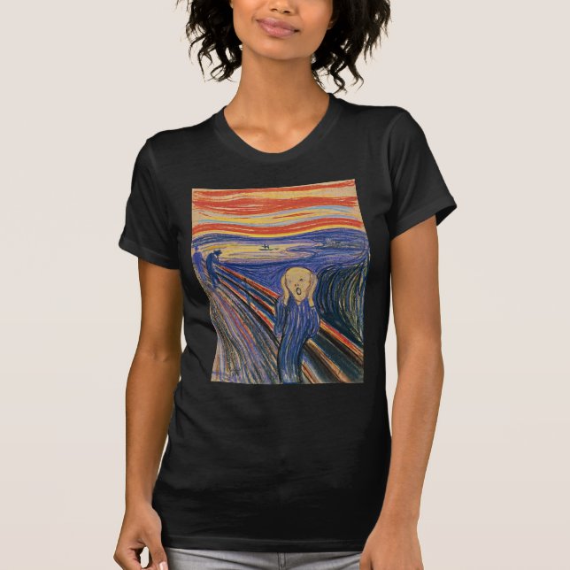 Die hohe Qualität des Schrei-(Pastell 1895) T-Shirt (Vorderseite)
