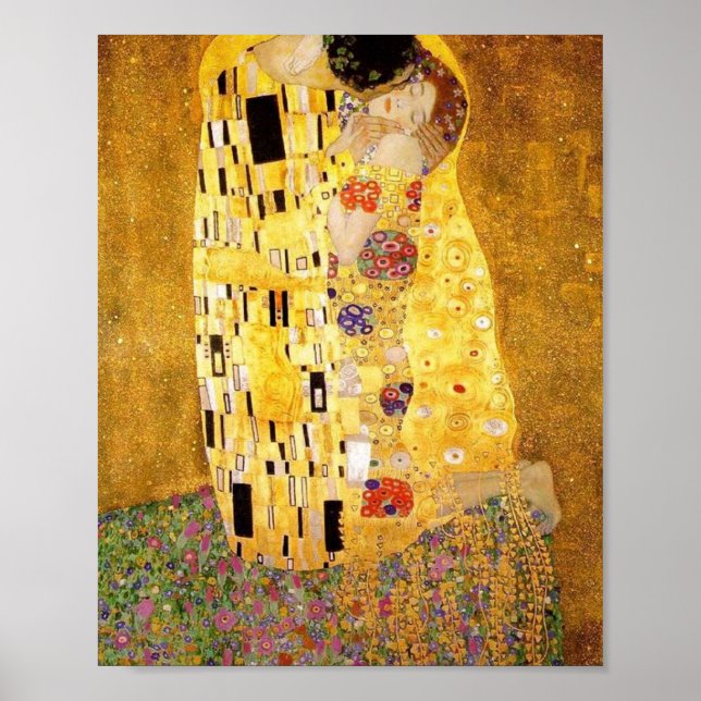 Die hohe Resolution des Kissens Gustav Klimt Poster (Vorne)