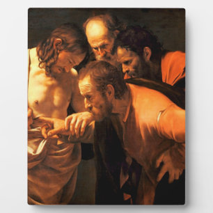 Die Höhepunkte des Heiligen Thomas von Caravaggio Fotoplatte