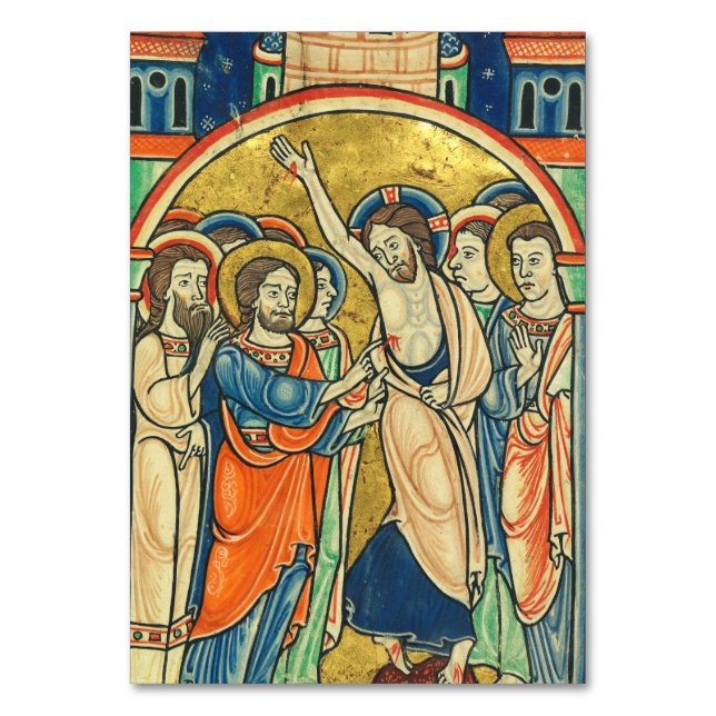 Die Höhepunkte des Heiligen Thomas von Psalter Tischnummer (Vorderseite)