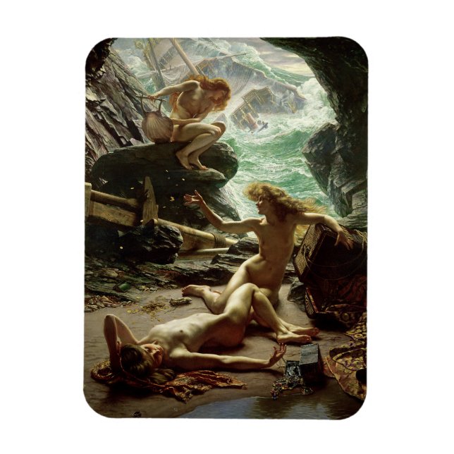 Die Höhle des Sturms Nymphen, 1903 (Öl auf Leinwan Magnet (Vertikal)