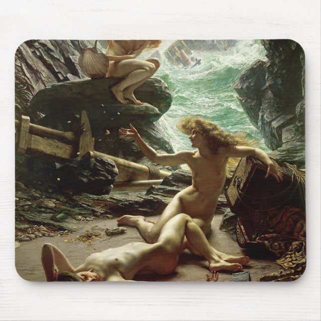 Die Höhle des Sturms Nymphs, 1903 (Öl auf Mousepad (Vorne)