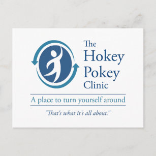 Die Hokey Pokey Clinic Postkarte