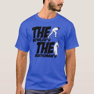 Die Holding des Werfers der Willey des Schlagmanns T-Shirt