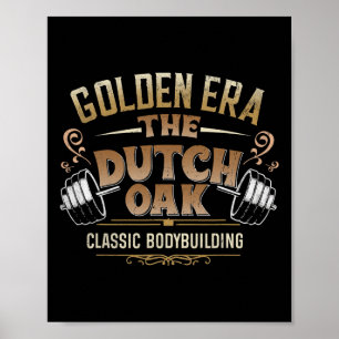Die holländische Fitness Oak Clic Bodybuilding Gym Poster