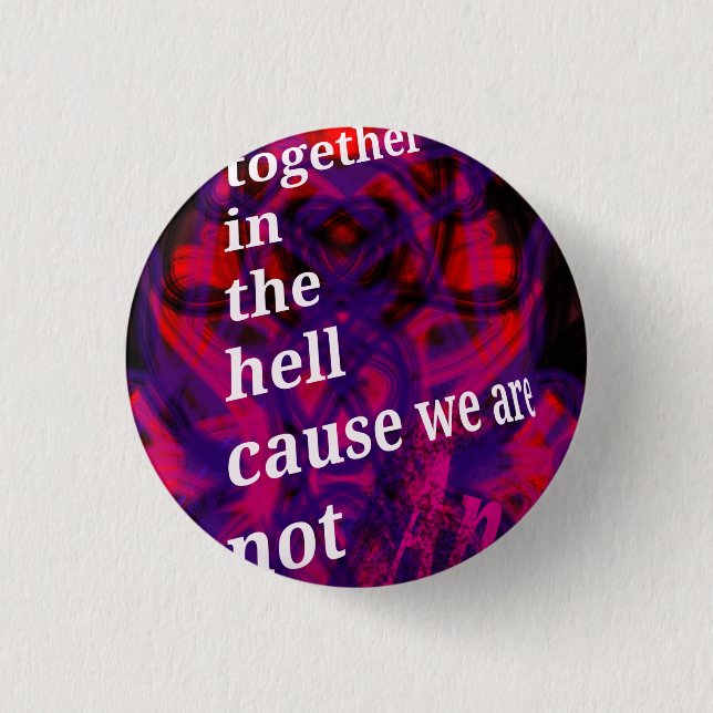 Die Hölle Button (Vorderseite)