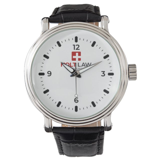 Die Holt-Law-Leather-Uhr Armbanduhr (Vorderseite)