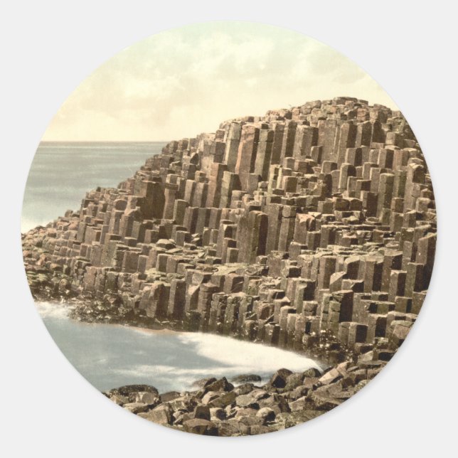 Die Honeycombs, Riesenkauz, Landkreis Antrim Runder Aufkleber (Vorderseite)