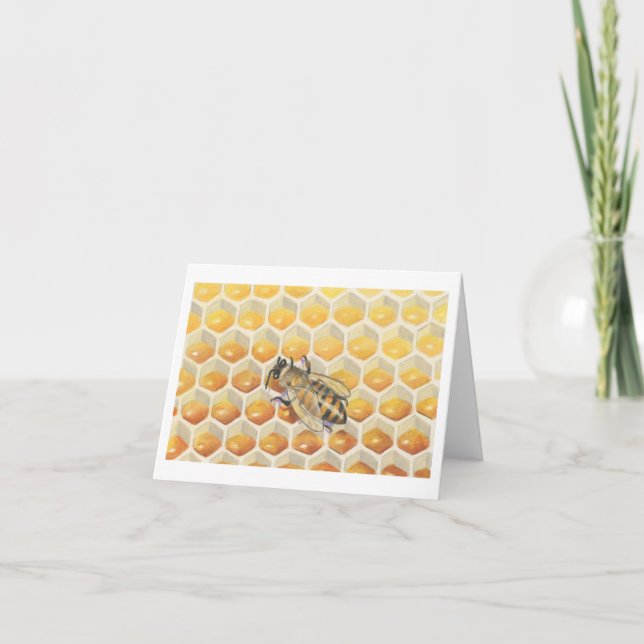 Die Honig-Bienen-Anmerkungs-Karte Karte (Vorderseite)