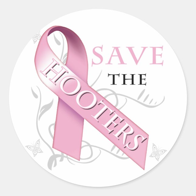Die Hooters (Schleife) gerettet.png Runder Aufkleber (Vorderseite)