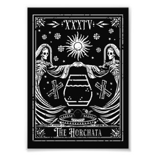Die Horchata-Tarot-Karte Fotodruck