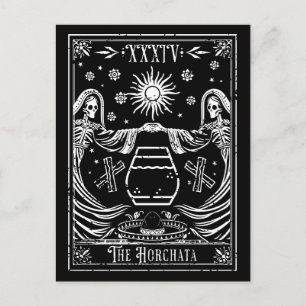 Die Horchata-Tarot-Karte Postkarte