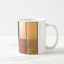 Die Horizonte von Venus-Erde Moon Mars und Titanen Kaffeetasse