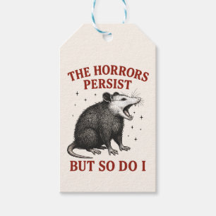 Die Horror bestehen fort, aber ich auch Geschenkanhänger
