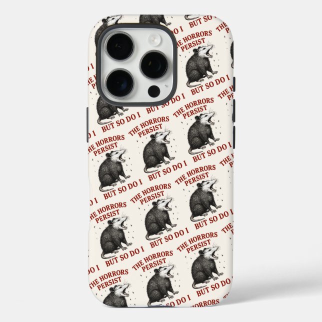 Die Horror bestehen fort, aber ich auch iPhone 16 Pro Hülle (Rückseite)