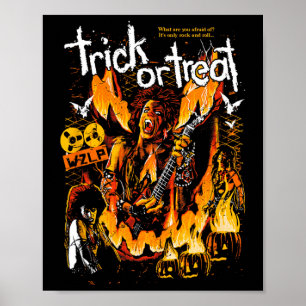 Die Horror von Halloween-Trick oder -Behandlung Poster